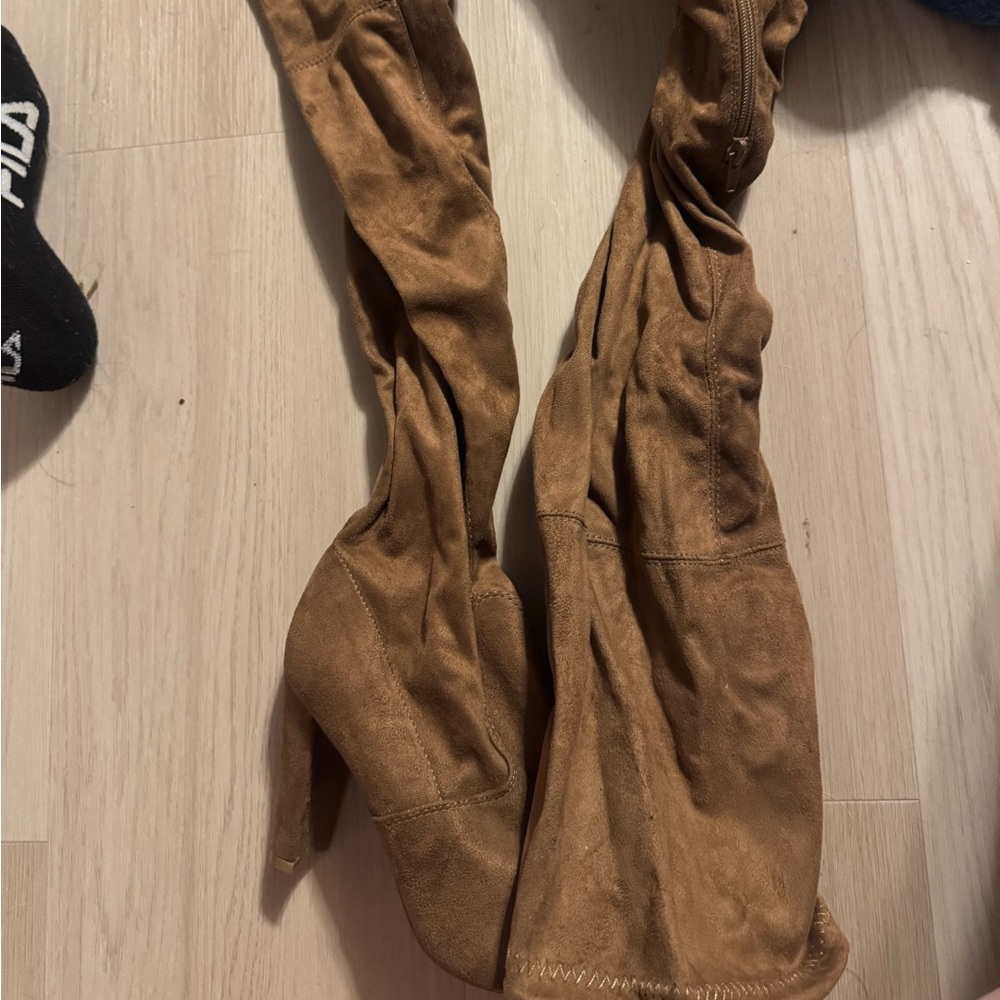 Brown Suede Women's Boots
